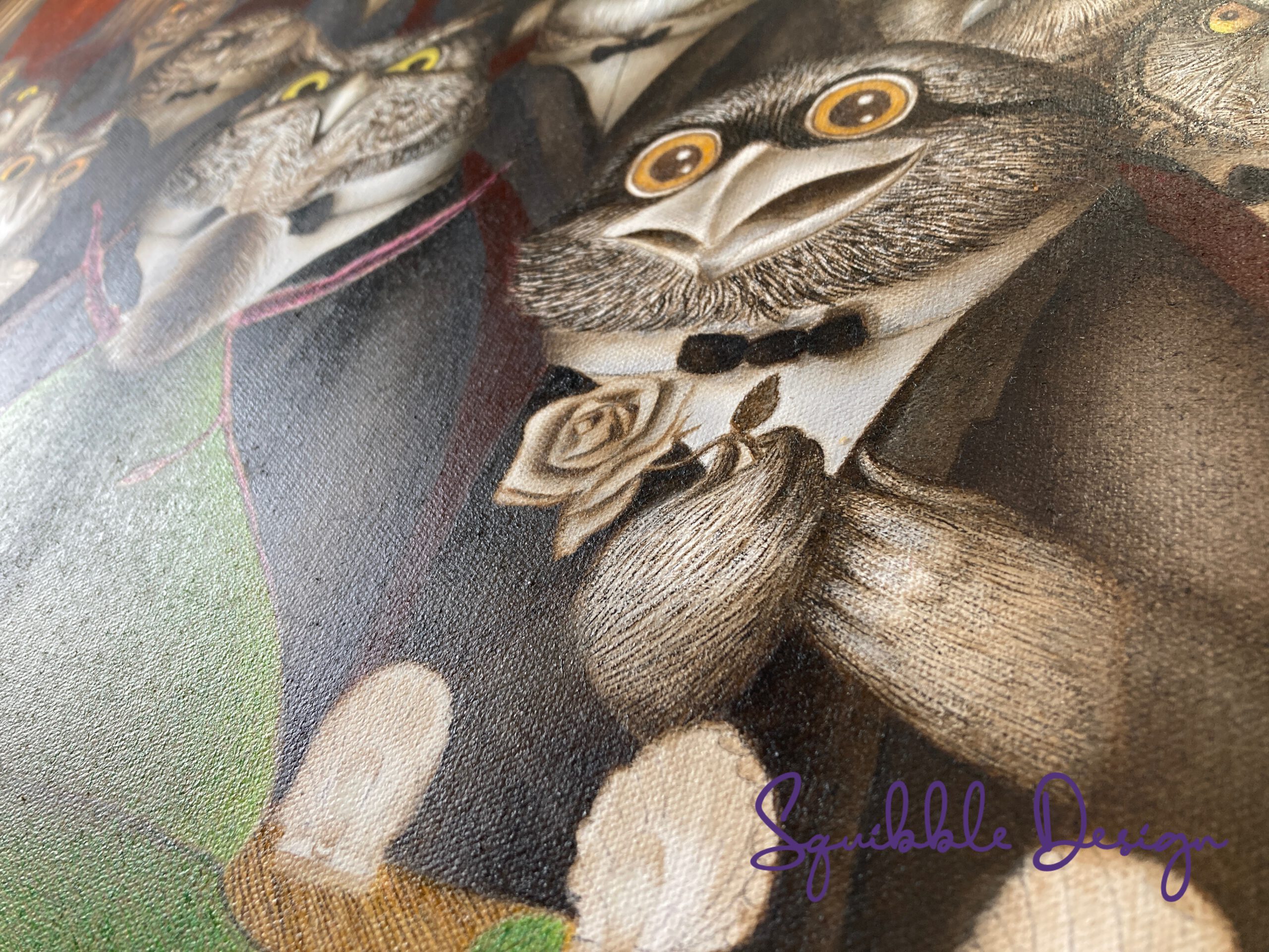 Mr Tawny Frogmouth Work in Progress